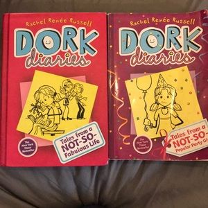 Set of 2 Dork Diaries Books